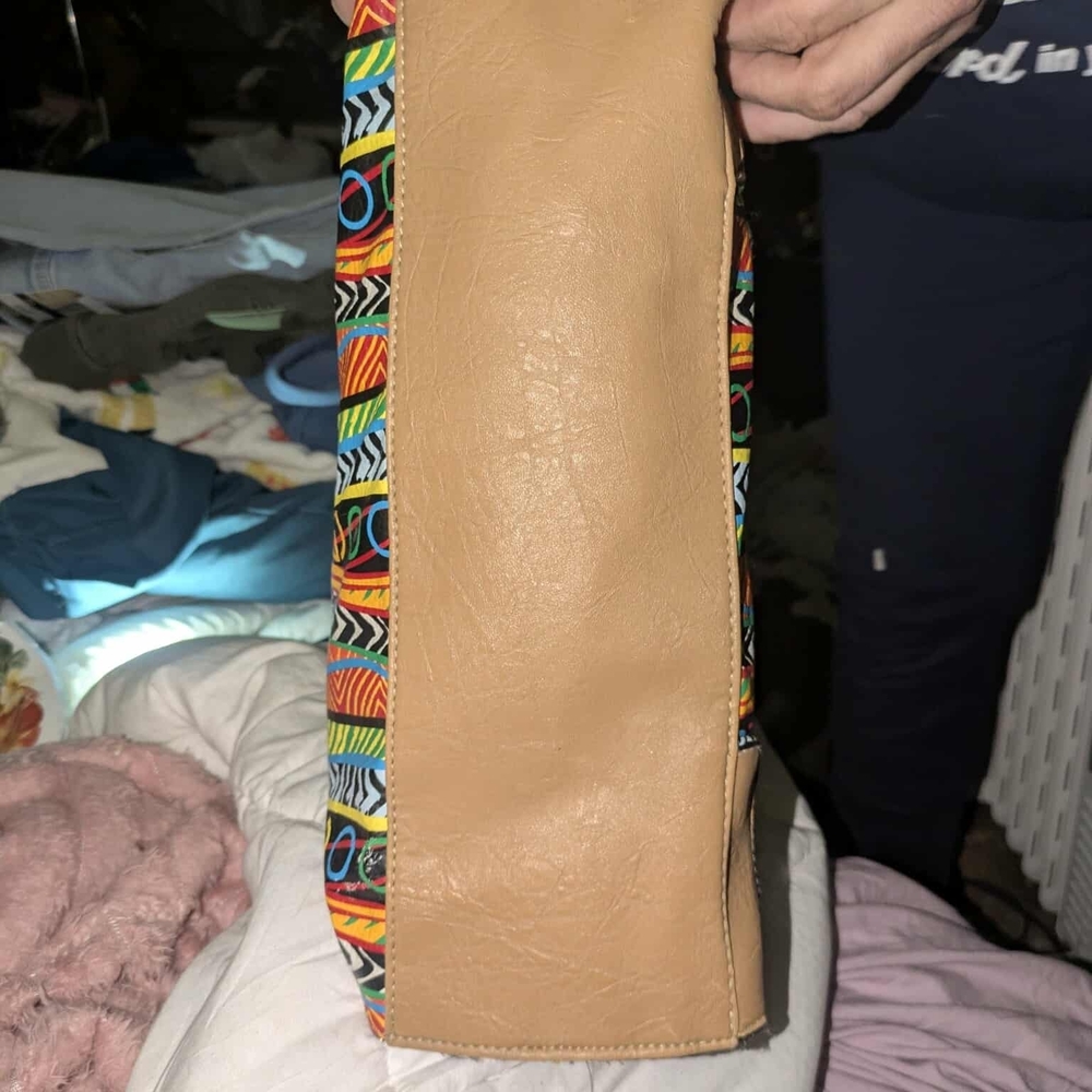 COOGI Multicolor Patterned Satchel Bag - Picture 3 of 6